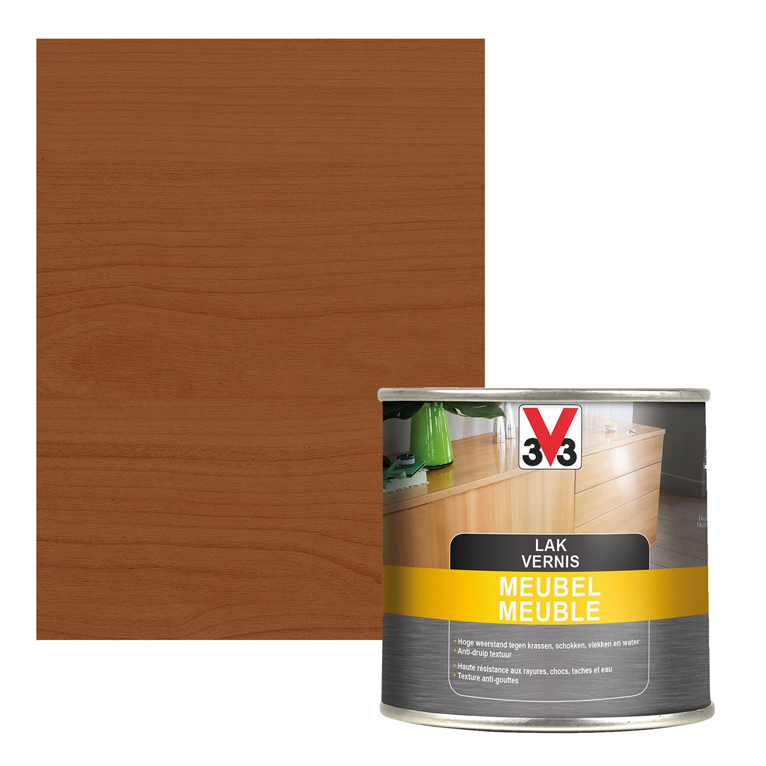 BONDEX - Vernis Bois - Chêne foncé - Mat - 0,25L