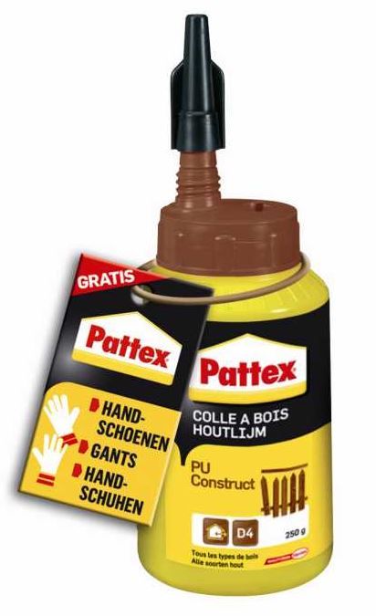 Pattex Bois Express, colle à bois à séchage rapide, colle