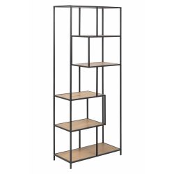 ACTONA SEAFORD BOEKENKAST 4 LEGGERS WILDE EIK 77X35X185CM