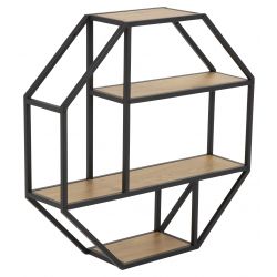 ACTONA SEAFORD BOEKENREK OCTAGON WILDE EIK 77X20X77CM