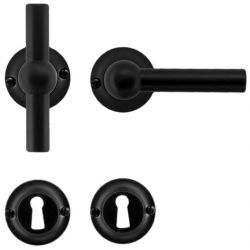 DEURKRUK PETRA NM T+L ZWART R+E - set