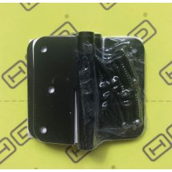 PAUMEL SKIN HDD 80X80X2,5 ZWART RECHTS 3ST+VIJS