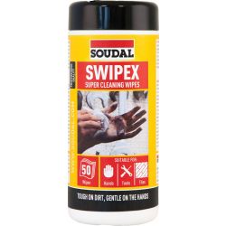 SOUDAL SWIPEX SUPER CLEANING WIPES 50