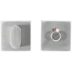 WC GARNITUUR SQUARE SHAPE INOX PLUS