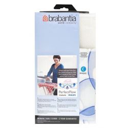 BRABANTIA STRIJKTAFEL OVERTREK 124X45CM PERFECT FLOW