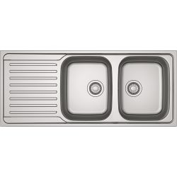 FRANKE AZX6211 SPOELTAFEL ANTEA 116X50 RVS 2 BAK