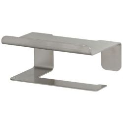 TIGER COLAR TOILETROLHOUDER MET PLANCHET RVS GEBORSTELD