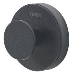 TIGER URBAN HANDDOEKHAAK GROOT ZWART