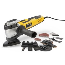 POWERPLUS POWX1347MC MULTITOOL OSCILLEREND 300W + ACCESSOIRES