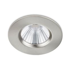 TRIO ZAGROS INBOUWSPOT NIKKEL MAT ROND