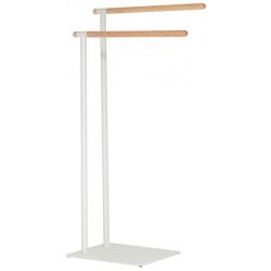 SEALSKIN BRIX SUPPORT À SERVIETTE MÉTAL AUTOPORTANTE BLANC