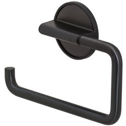 TIGER TUNE TOILETROLHOUDER ZONDER KLEP ZWART METAAL GEBORSTELD / ZWART