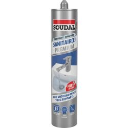 SOUDAL SANITAIR PREMIUM SILICONE TRANSPARANT 290ML
