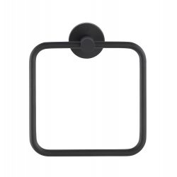 WENKO BOSIO BLACK HANDDOEKRING ZWART MAT
