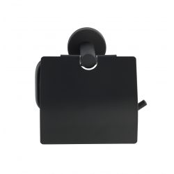 WENKO BOSIO BLACK TOILETROLHOUDER ZWART MAT