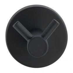 WENKO BOSIO BLACK WANDHAAK DUO ZWART MAT