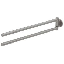 TIGER NOON HANDDOEKREK 2-ARMIG RVS GEBORSTELD