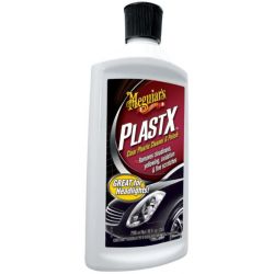 MEGUIARS PLAST-X CLEAR PLASTIC CLEANER & POLISH