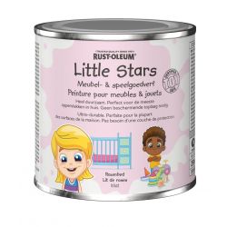 RUST-OLEUM LITTLE STARS MEUBEL- EN SPEELGOEDVERF ROZENBED 0.25L