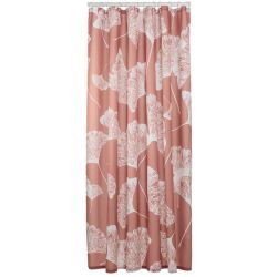 SEALSKIN MARE DOUCHEGORDIJN 180X200 CM POLYESTER DONKERROZE / WIT