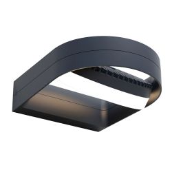 LUTEC FELE LED WANDLAMP BUITEN ANTRACIET