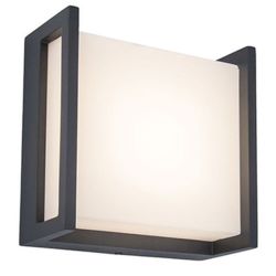 LUTEC QUBO LED WANDLAMP BUITEN SMALL ANTRACIET