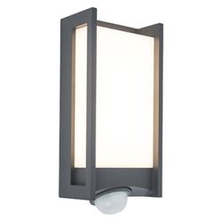 LUTEC QUBO LED WANDLAMP BUITEN PIR SENSOR