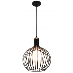 FANTASIA RAGA PENDEL 1XE27 ZWART+KOPER 35CM