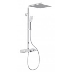 SCHUTTE DOUCHESET OCEAN MET THERMOSTAAT CHROOM WIT