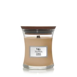 WOODWICK GEURKAARS CASHMERE MINI CANDLE