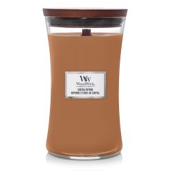 WOODWICK BOUGIE PARFUMEE SANTAL MYRRH LARGE CANDLE