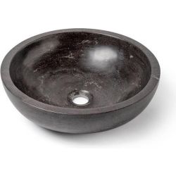 WIESBADEN RAW WASKOM ROND 40X12CM HARDSTEEN GEZOET 303531
