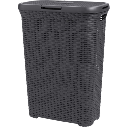 KETER STYLE WASMAND MET DEKSEL 40L 447X265X615MM ANTRACIET