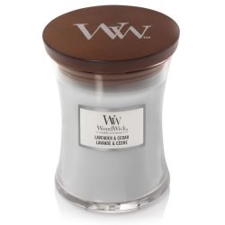 WOODWICK BOUGIE PARFUMEE LAVENDER & CEDAR MEDIUM CANDLE