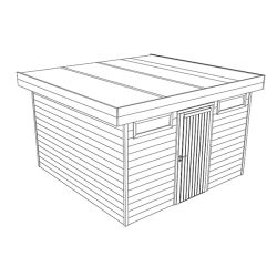 CARTRI TUINHUIS MODERN 330X330CM