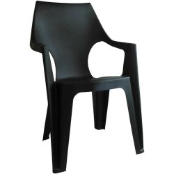 KETER DANTE CHAIR HIGH BACK GRAPHITE 57X57X89