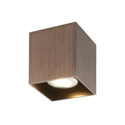 BABAR PLAFONDLICHT BRONS VIERKANT 1XGU10 MAX 50W