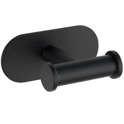 WENKO OREA TURBO-LOC ACIER INOX CROCHET DUO NOIR MAT