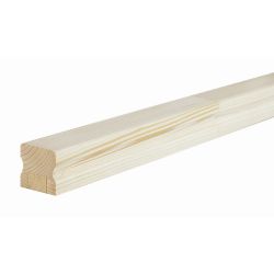 SOGEM MC 3 MAIN COURANTE SAPIN 2.00M 5X5CM