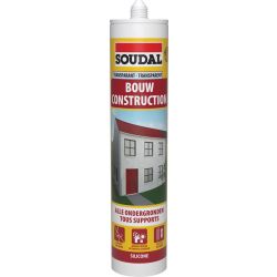 SOUDAL BOUW NEUTRALE SILICONE TRANSPARANT 290ML