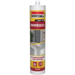SOUDAL UNIVERSELE SILICONE ZWART 290ML