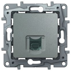 LEGRAND STOPCONTACT RJ45 UTP CAT6 NILOE ALU