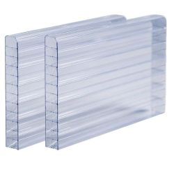 TOP-X6 KUNSTSTOF DAKPLAAT 16MM HELDER 98X200CM