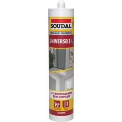 SOUDAL UNIVERSELE SILICONE TRANSPARANT 290ML