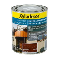 XYLADECOR RAAM EN DEUR UV PLUS SATIN MAHONIE 0.75L