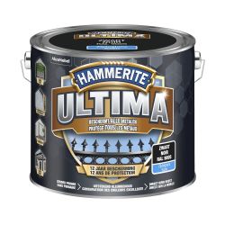 HAMMERITE ULTIMA ZIJDEGLANS ZWART 9005 2.5L