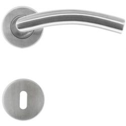DEURKRUK GI SHAPE 19MM INOX PLUS R+E - set