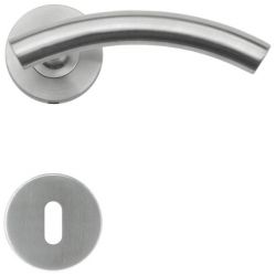 DEURKRUK GT SHAPE 19MM INOX PLUS R+E - set