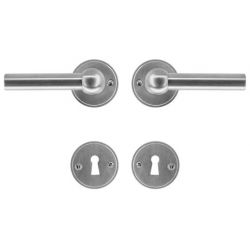 DEURKRUK PETANA L+L INOX LOOK R+E - set