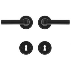 DEURKRUK PETANA L+L ZWART R+E - set